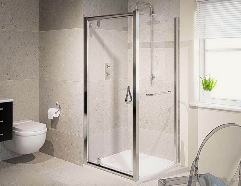 Pivot shower door